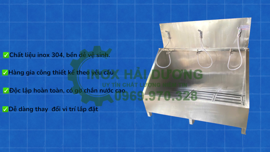 Bồn rửa ủng cao su