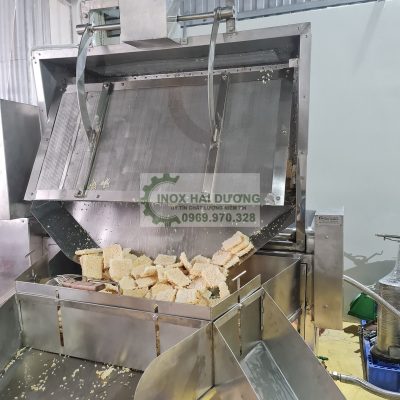 Máy chiên cơm cháy điện tự động