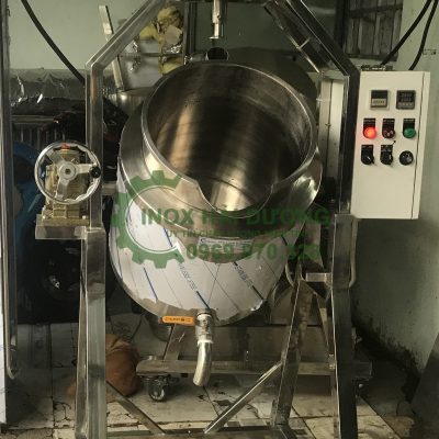 Nồi nấu thạch cánh khuấy lật nghiêng 80L