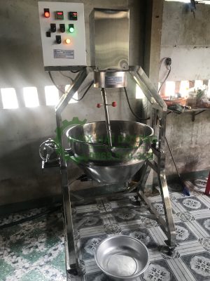 Chảo xào nhân bánh