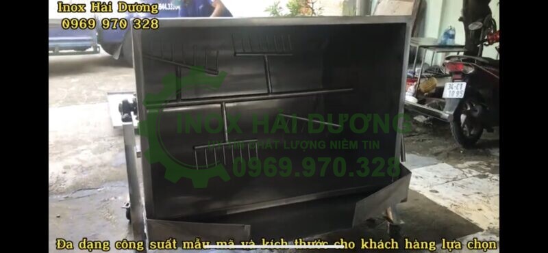 Máy trộn bánh tráng 5kg mini nằm ngang