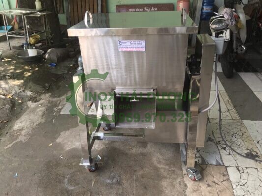 Máy trộn bánh tráng 5kg mini nằm ngang