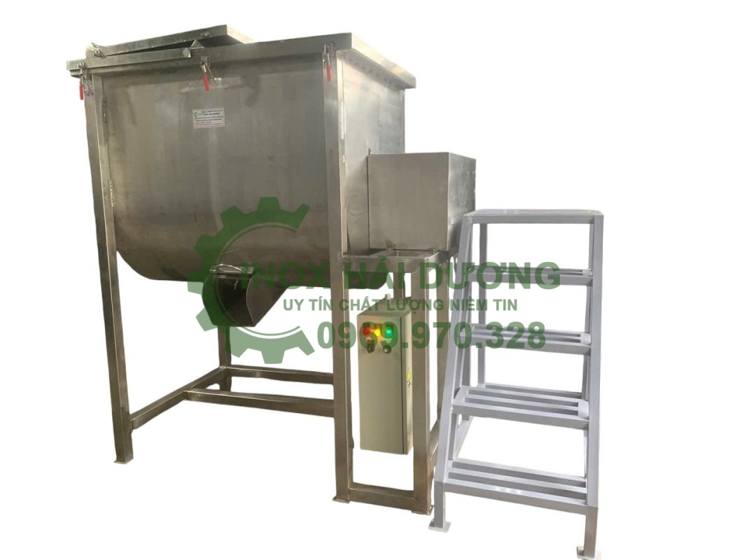 Máy trộn bộ khô 500kg dạng nằm