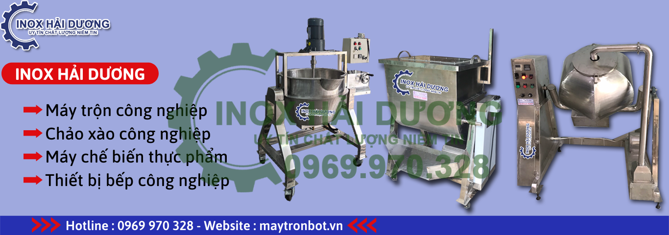 Máy trộn công nghiệp tại inox Hải Dương