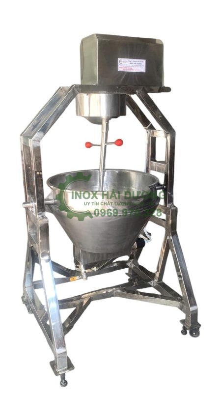 máy nấu nước sốt tự động dạng chảo