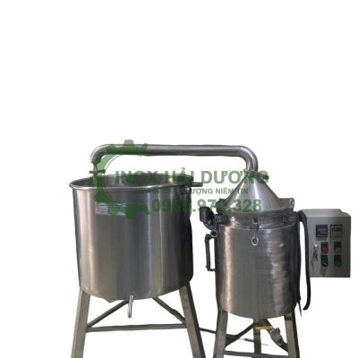 Nồi nấu rượu 7kg có bồn làm mát