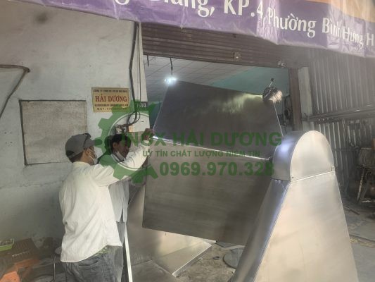 Máy trộn lập phương công nghiệp