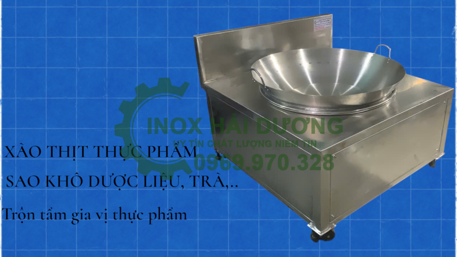 Chảo xào điện của inox Hải Dương