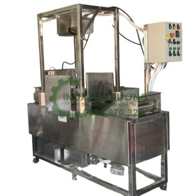 Máy chiên băng tải