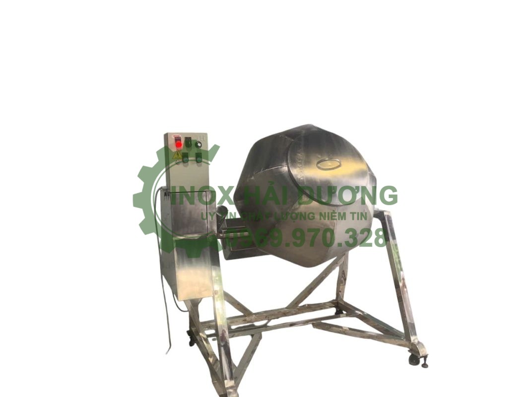 Máy trộn 100l inox dạng lồng quay